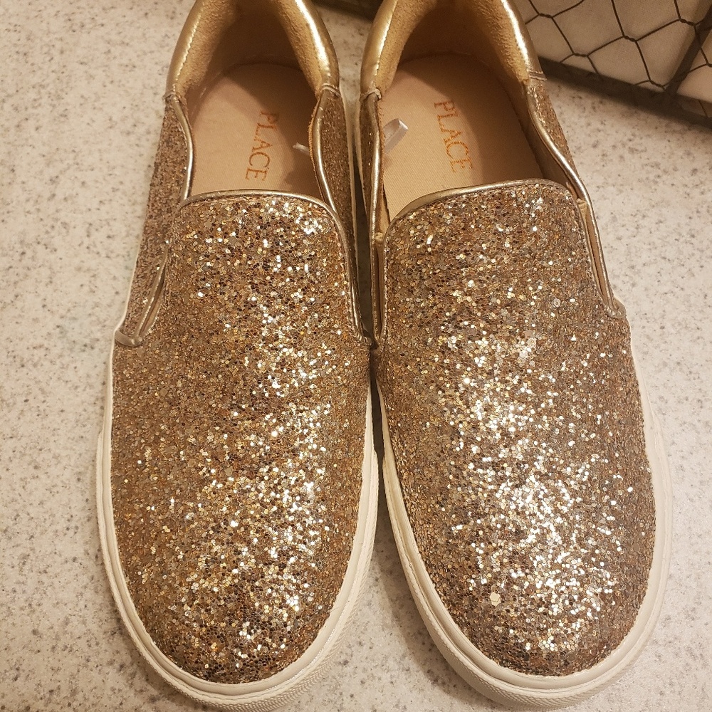 Children's Place Sparkle Slip On Shoes Tween